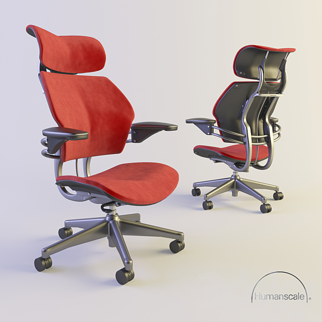 Humanscale freedom 3ds Max - thumbnail 1