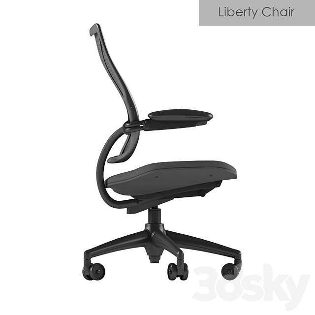 Humanscale Liberty Chair 3DS Max Model - thumbnail 3