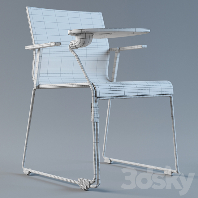 ICF STICK CHAIR 3DS Max Model - thumbnail 3