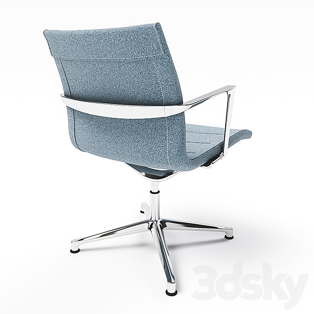 ICF Valea Esse Office Chair 3DS Max Model - thumbnail 2