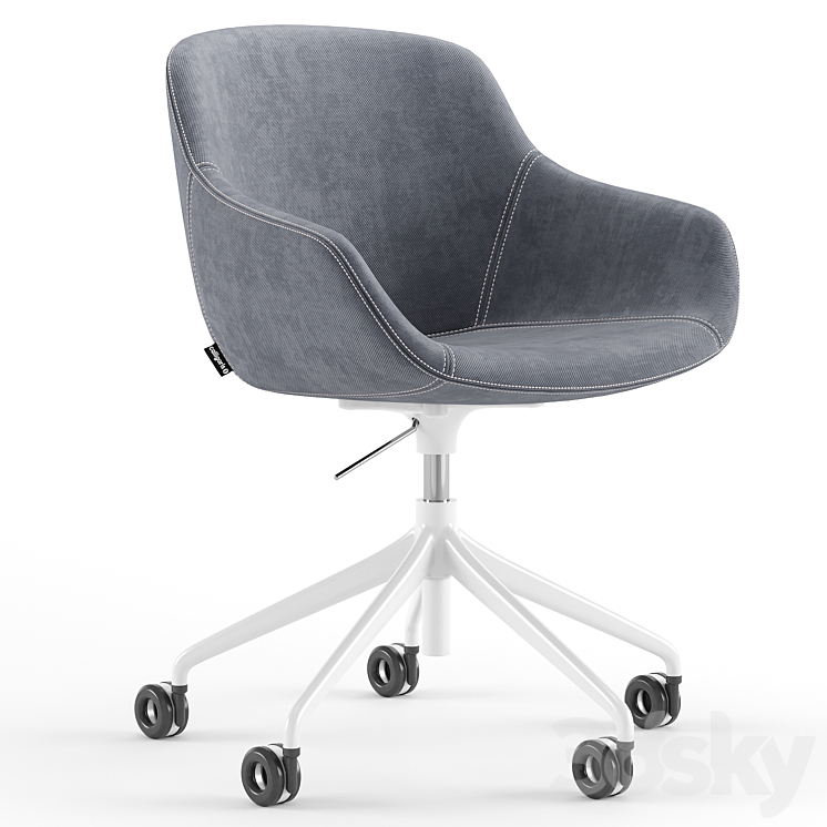 Igloo modern office chair – Calligaris 3DS Max - thumbnail 1