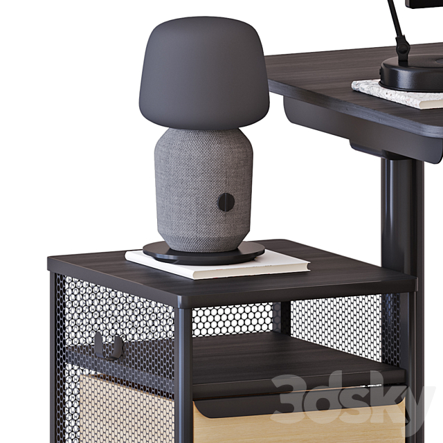 IKEA BEKANT working desk 1 3DSMax File - thumbnail 2