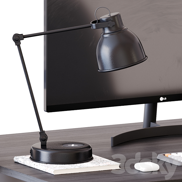 IKEA BEKANT working desk 1 3DSMax File - thumbnail 3