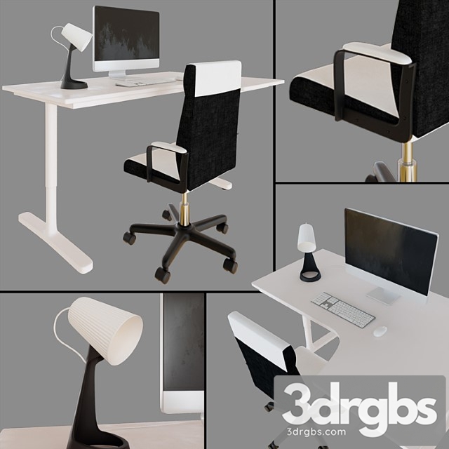 Ikea Corner Desk 1 3dsmax Download - thumbnail 1