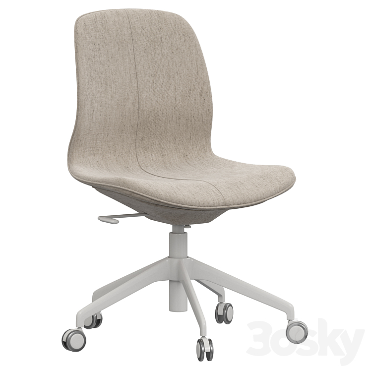 Ikea LANGFJALL office chair 3DS Max Model - thumbnail 1