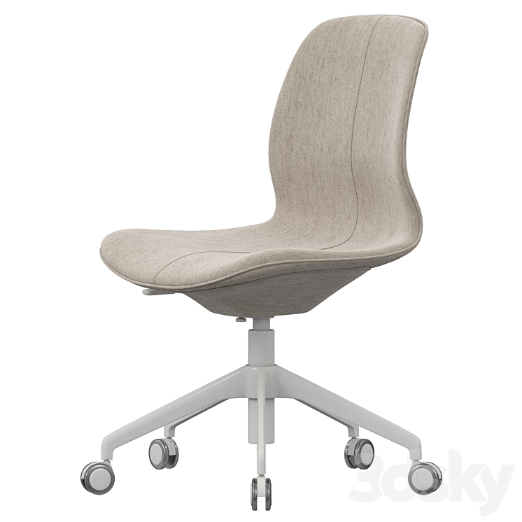 Ikea LANGFJALL office chair 3DS Max Model - thumbnail 2