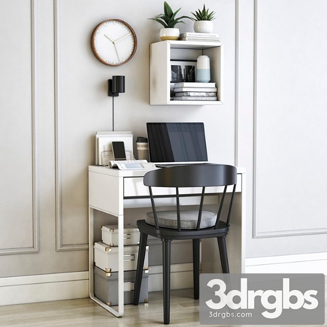 Ikea office workplace 31 2 3dsmax Download - thumbnail 1