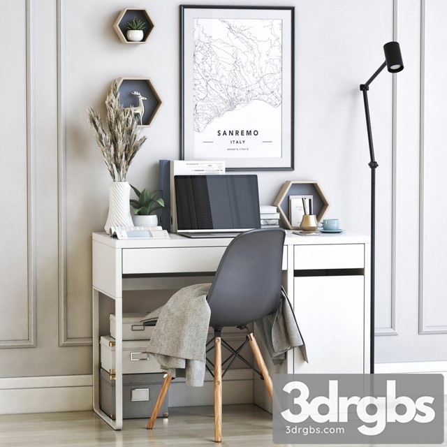 IKEA Office Workplace 33 3dsmax Download - thumbnail 1