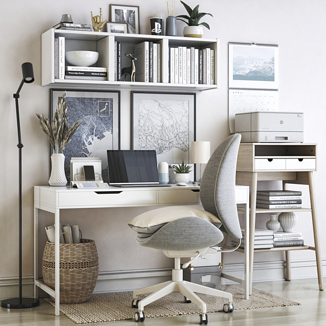 IKEA office workplace 52 3DSMax File - thumbnail 1