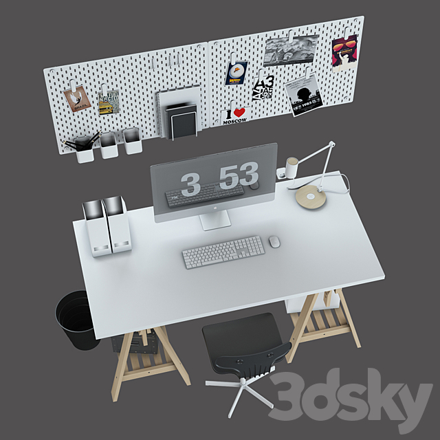 IKEA set # 15 3DSMax File - thumbnail 3