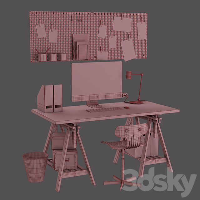 IKEA set # 15 3DSMax File - thumbnail 7