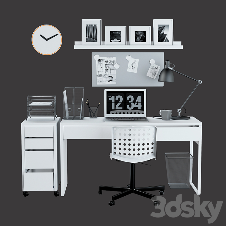 IKEA set # 18 3DS Max - thumbnail 2