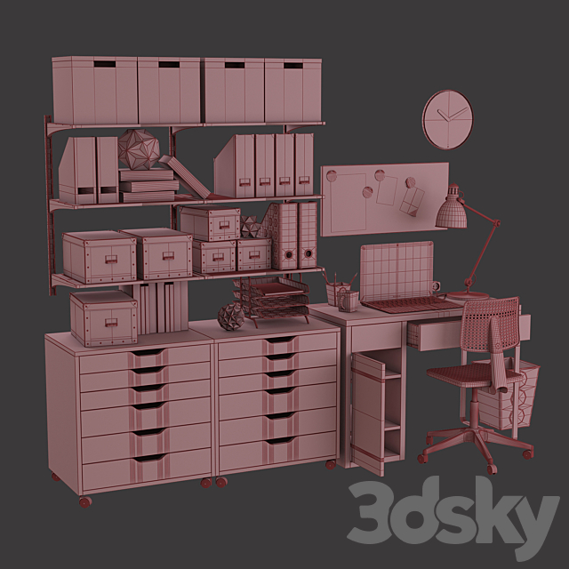 IKEA set # 20 3DSMax File - thumbnail 3