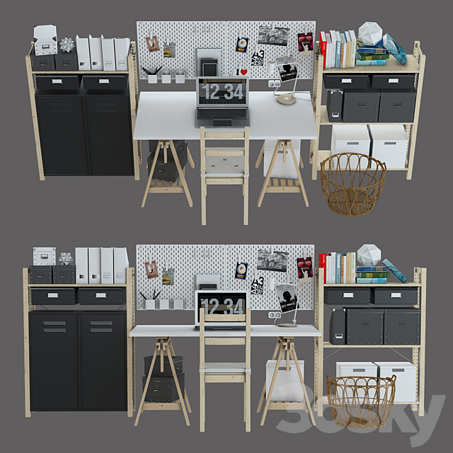 IKEA set # 21 3DSMax File - thumbnail 2