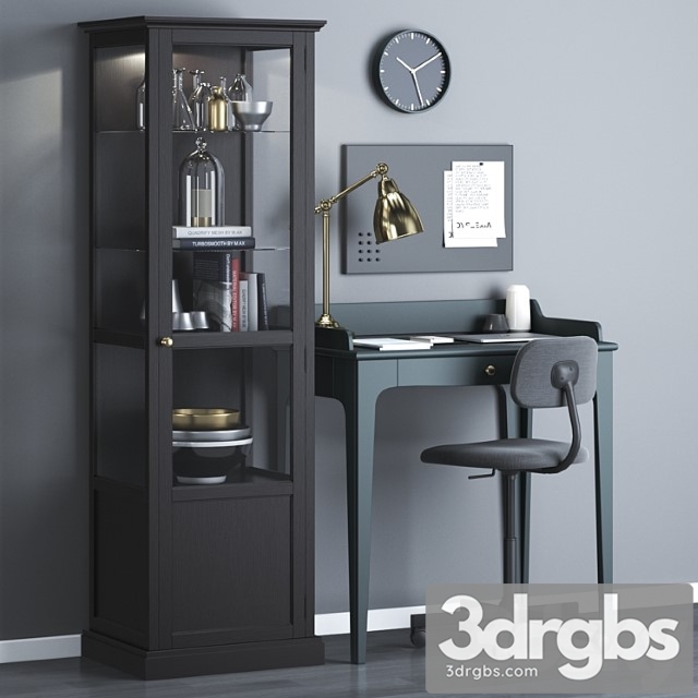 Ikea workplace set_1 2 3dsmax Download - thumbnail 1