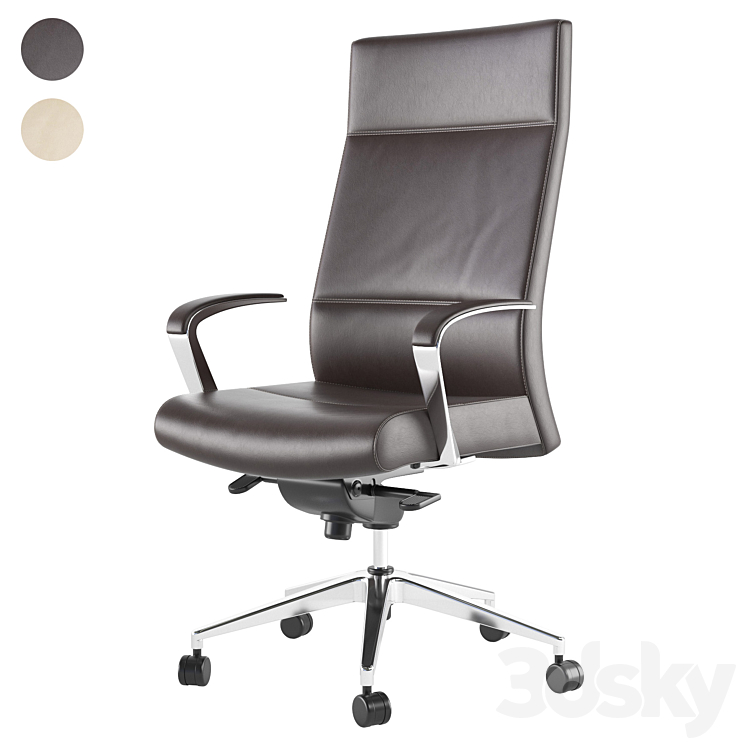 Insight Executive IN938 office armchair 3DS Max - thumbnail 1