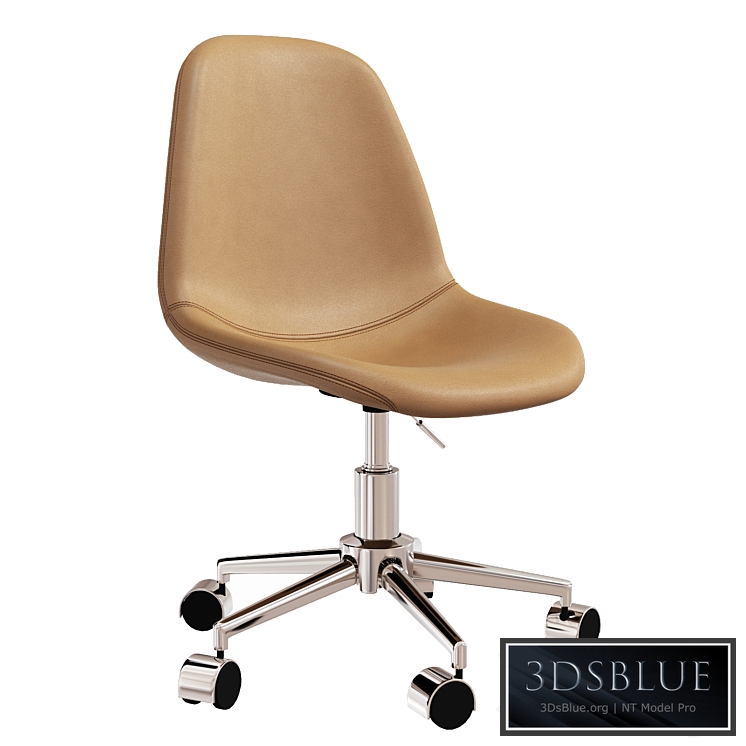 JONSTRUP office chair cognac 3DS Max - thumbnail 3