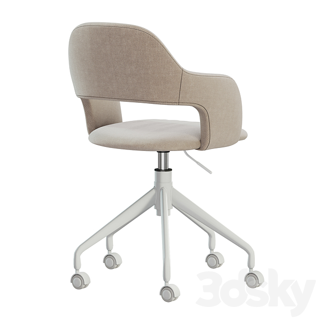 JYSK REERSLEV office chair 3ds Max - thumbnail 2