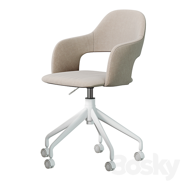 JYSK REERSLEV office chair 3ds Max - thumbnail 3