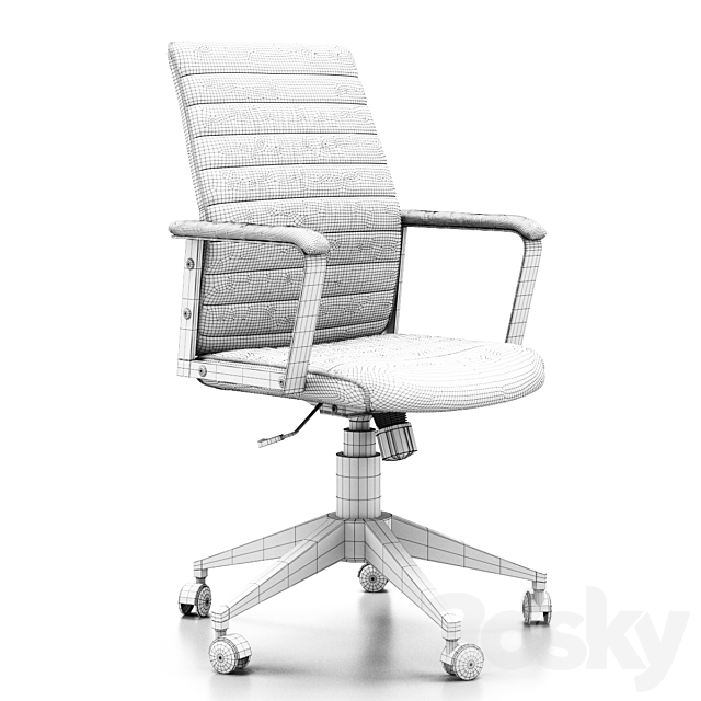 Kare Office Chair Labora 3DS Max Model - thumbnail 3