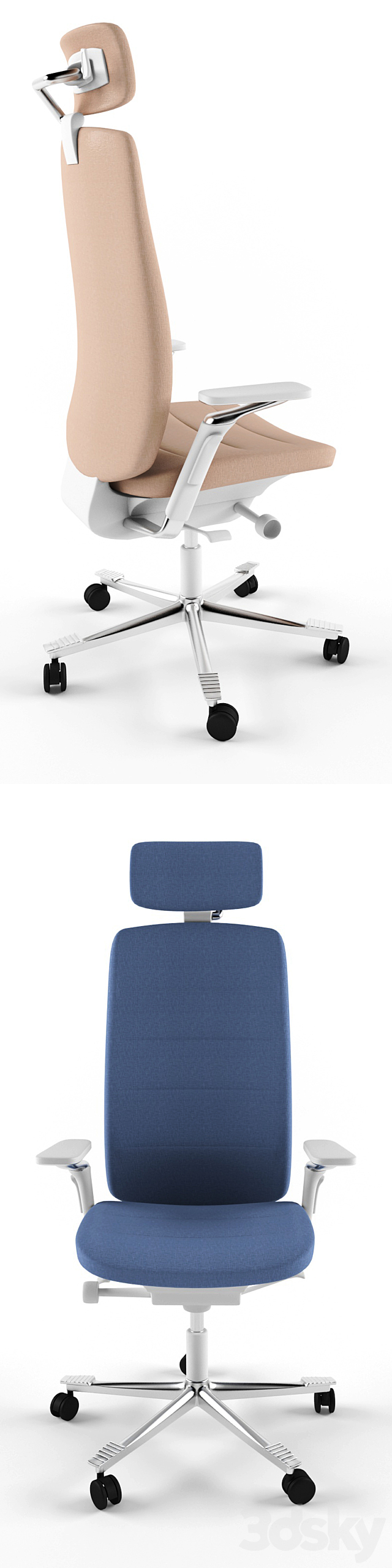 Kinnarps CAPELLA (desk chair) 3ds Max - thumbnail 2