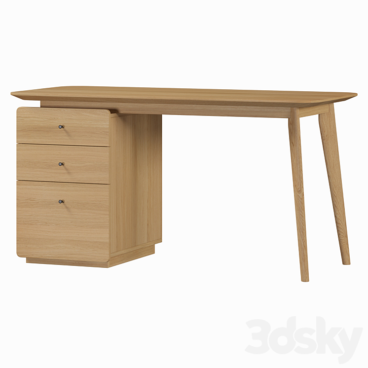 La Redoute Biface writing desk 3DS Max - thumbnail 1