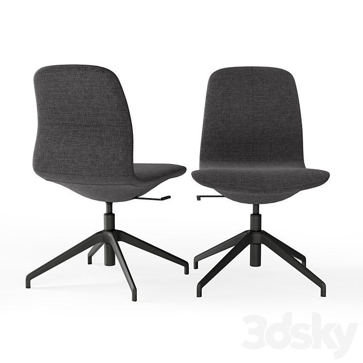 LÅNGFJÄLL Conference chair Ikea 3DS Max - thumbnail 2