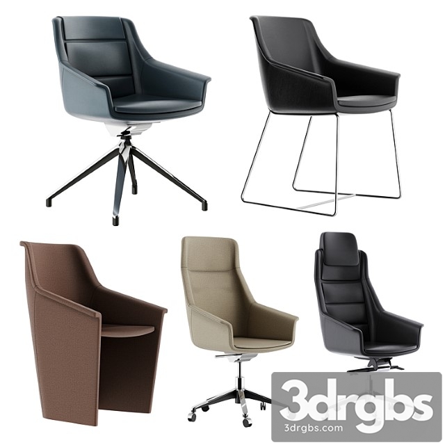 Las jera armchairs 2 3dsmax Download - thumbnail 1