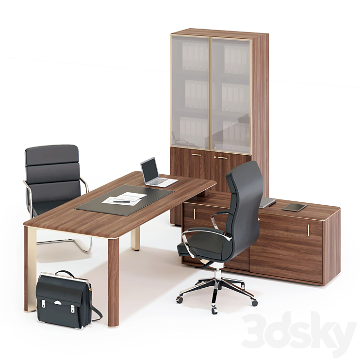 LAS LULIO Executive Desk 3DS Max - thumbnail 1