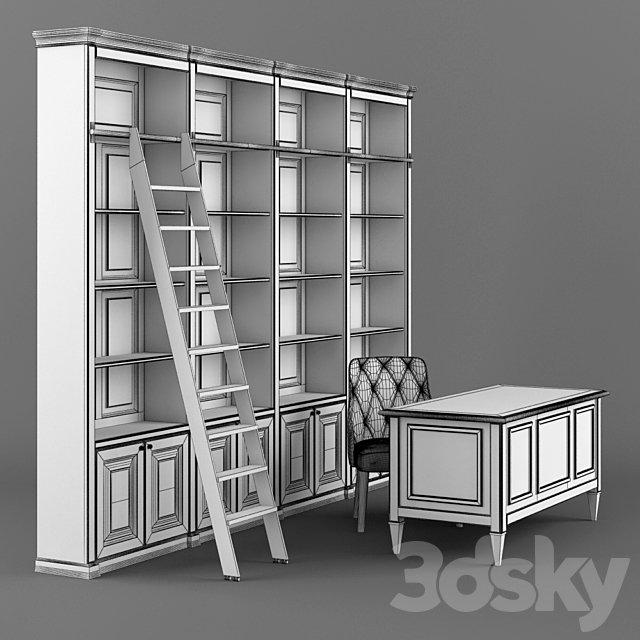 Library. Sameba 3ds Max - thumbnail 3