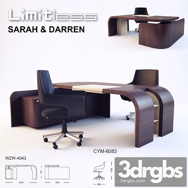 Limitless Sarah Darren 3dsmax Download - thumbnail 1