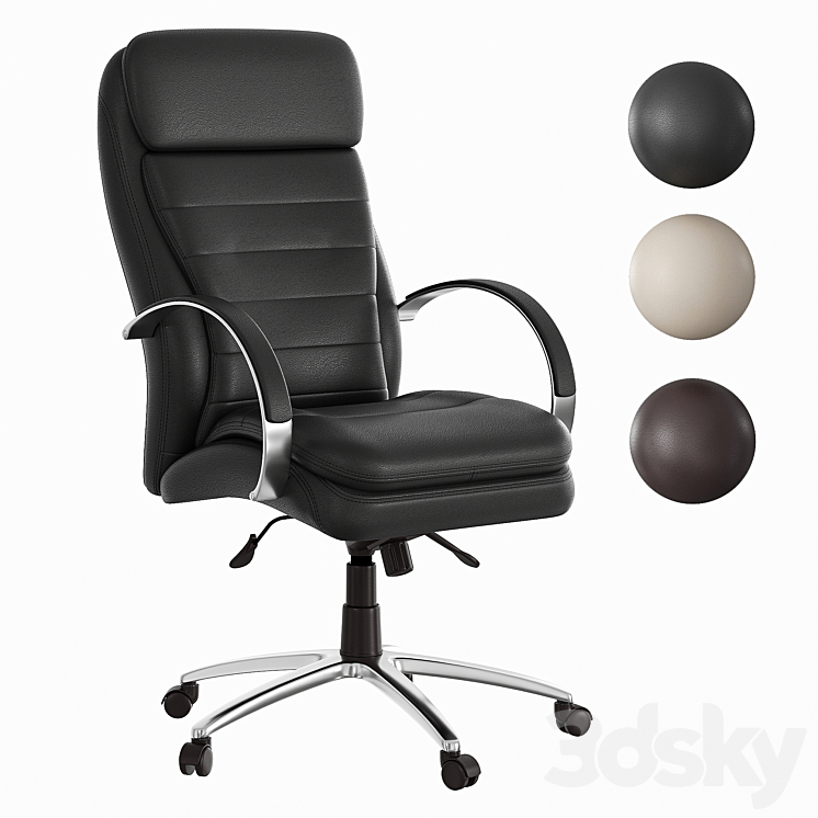 Lincoln work chair 3DS Max Model - thumbnail 3