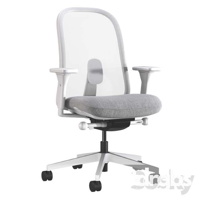 Lino office swivel chair with armrests by herman miller 2 3dsmax Download - thumbnail 1