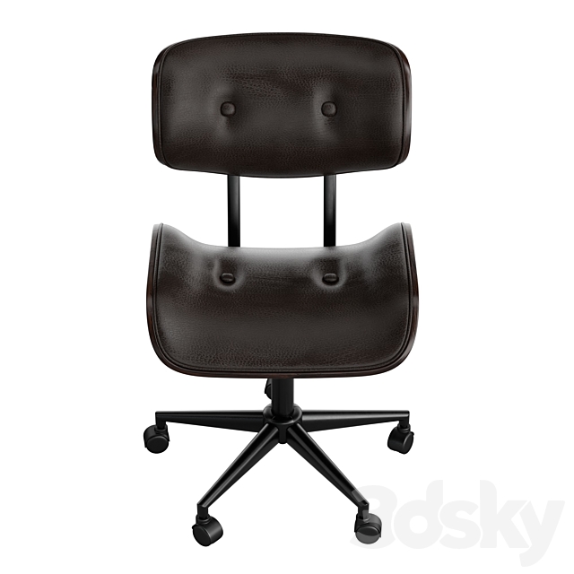 Lombardi Adjustable Desk Chair 3DS Max Model - thumbnail 4