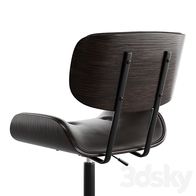 Lombardi Adjustable Desk Chair 3DS Max Model - thumbnail 5