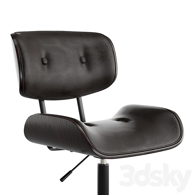 Lombardi Adjustable Desk Chair 3DS Max Model - thumbnail 6