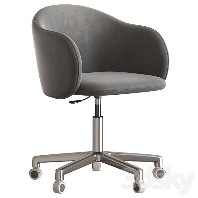 Lover Artu office chair 3ds Max - thumbnail 3