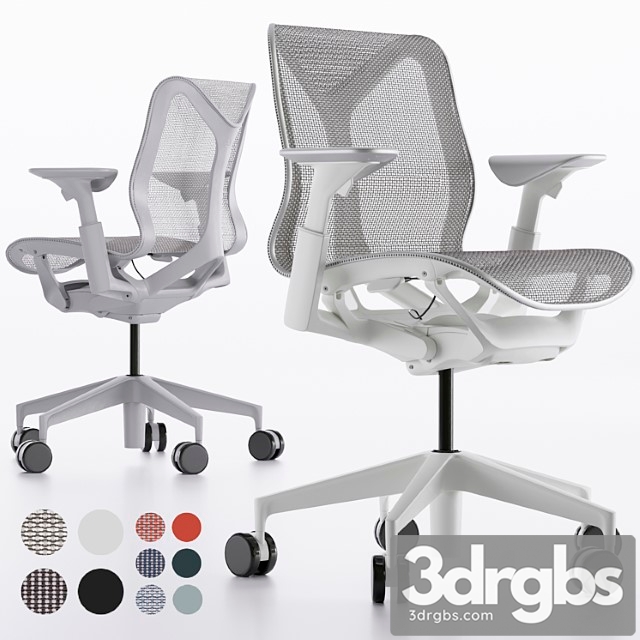 Low-back cosm chair by herman miller 2 3dsmax Download - thumbnail 1