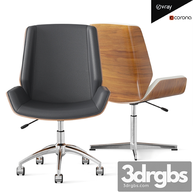 LUS101 Office Chair 2 3dsmax Download - thumbnail 1