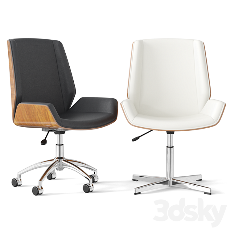 LUS101 Office Chair 3DS Max - thumbnail 2