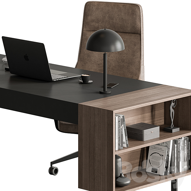 Manager Set – Office Furniture 467 3DS Max Model - thumbnail 3