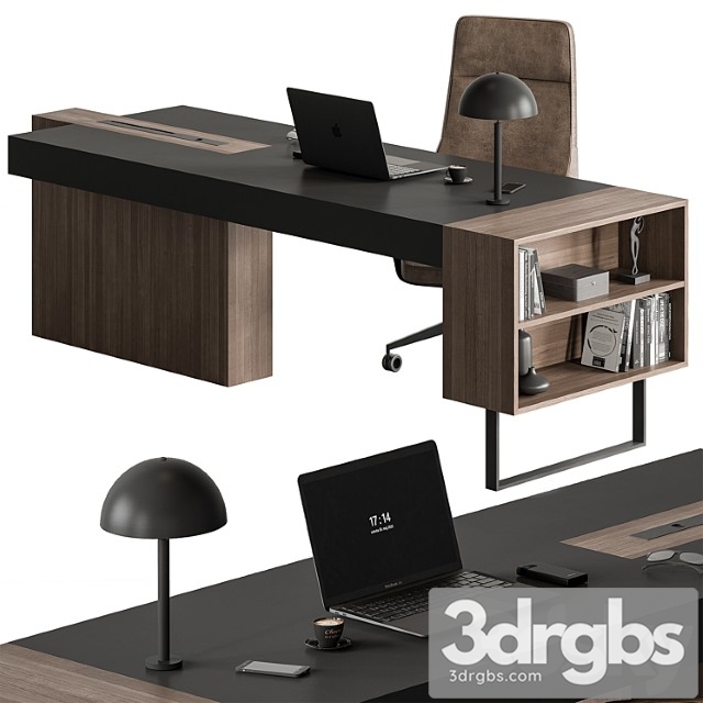 Manager Set Office Furniture 467 3dsmax Download - thumbnail 1