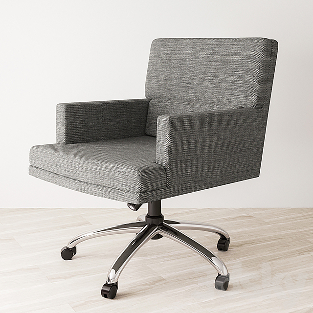 MEG SWIVEL CHAIR 3ds Max - thumbnail 3