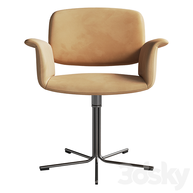 Nelson Swivel Office Chair 3ds Max - thumbnail 2