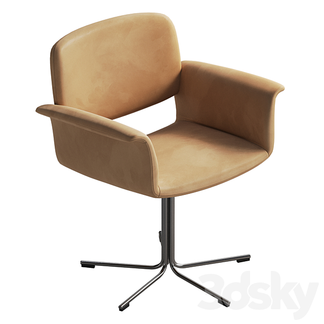 Nelson Swivel Office Chair 3ds Max - thumbnail 3