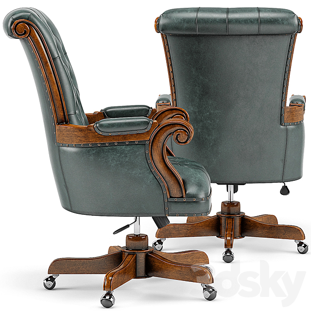 Nixon Armchair _ Stekswood Nixon Armchair 3DS Max Model - thumbnail 2