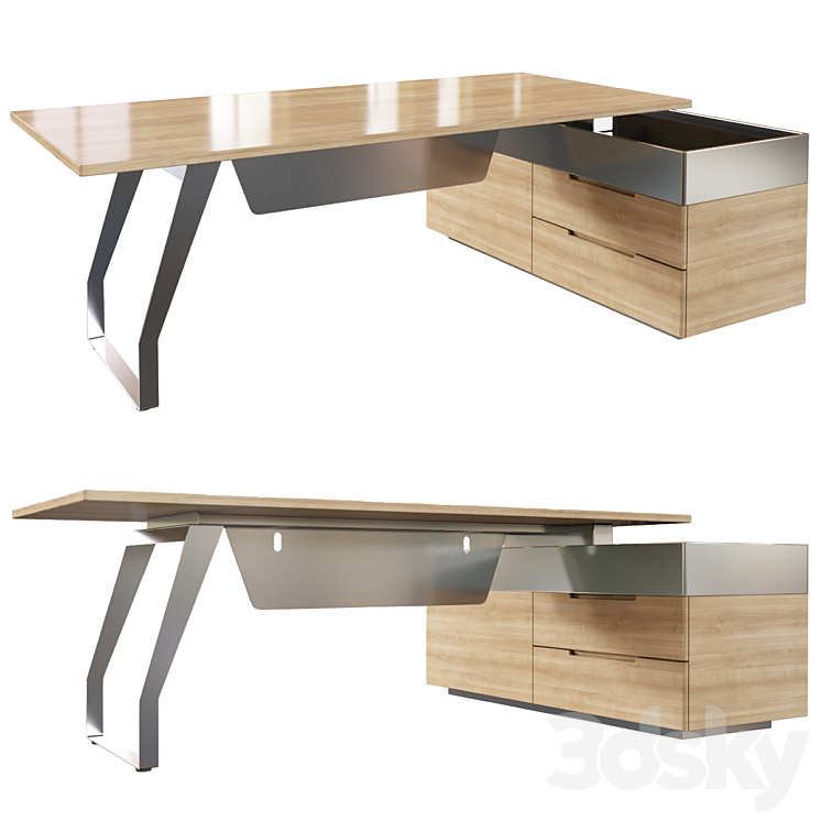 Norden Office Desk 3DS Max - thumbnail 1