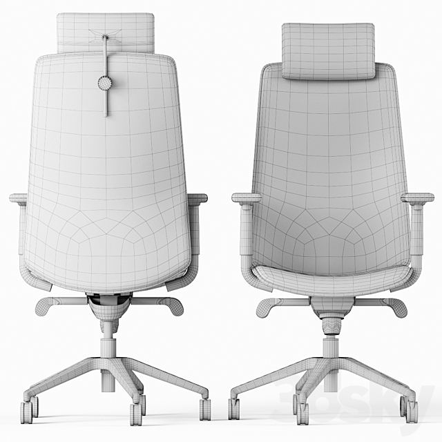 Nowy Styl Solo Office chair 3DSMax File - thumbnail 3