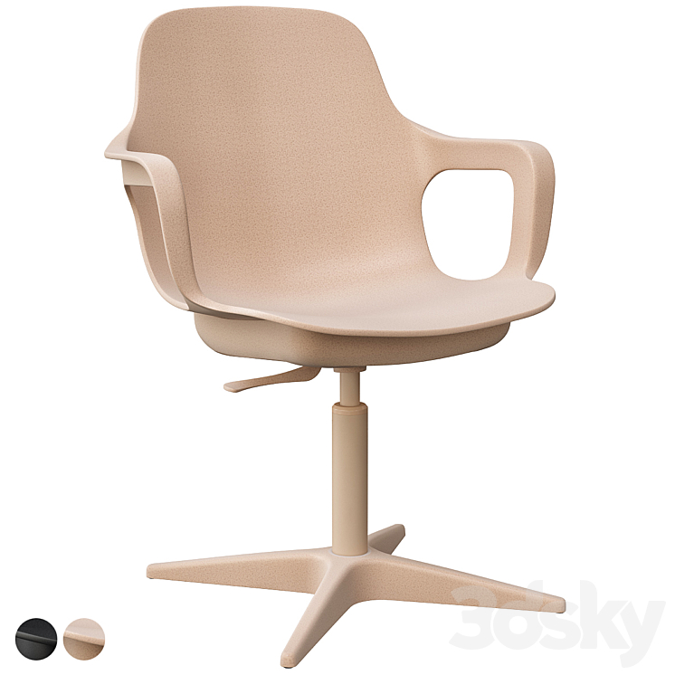 Odger Swivel Chair Ikea 3DS Max Model - thumbnail 1