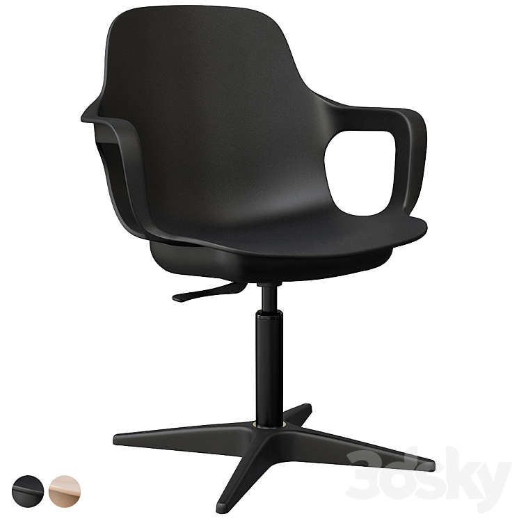 Odger Swivel Chair Ikea 3DS Max Model - thumbnail 2